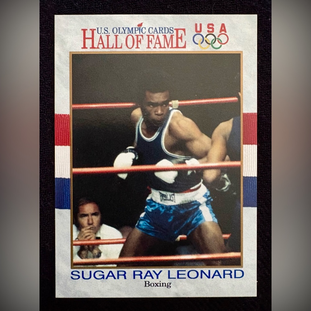 Hall of Fame Boxing Card. Gimme some Sugar!